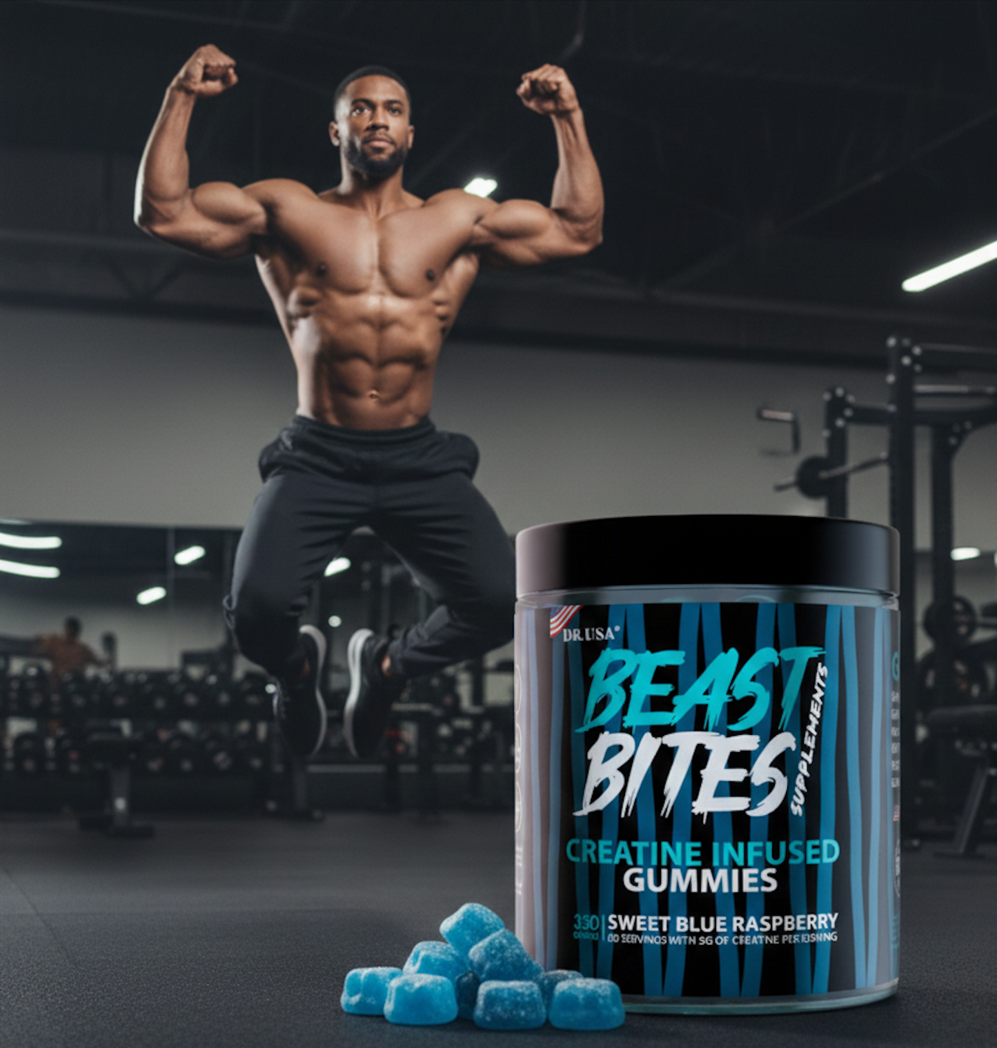 60 Gomitas Creatina Beast Bites