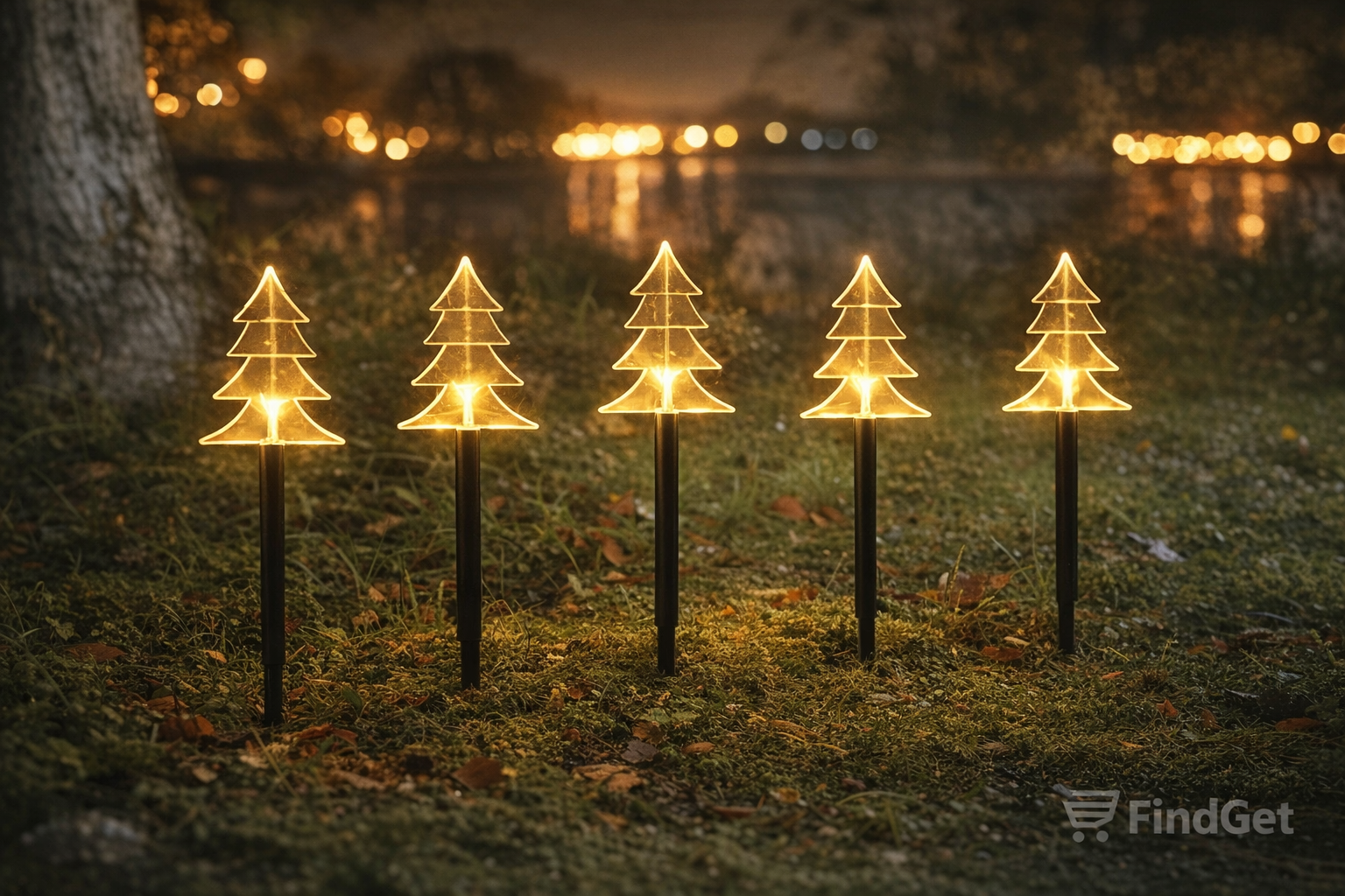 Q - ESTACA SOLAR - ARBOL NAVIDEÑO