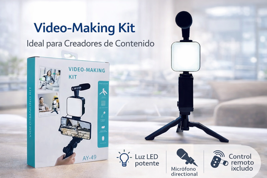 MIC - KIT MINI ESTUDIO DE VIDEO PRO