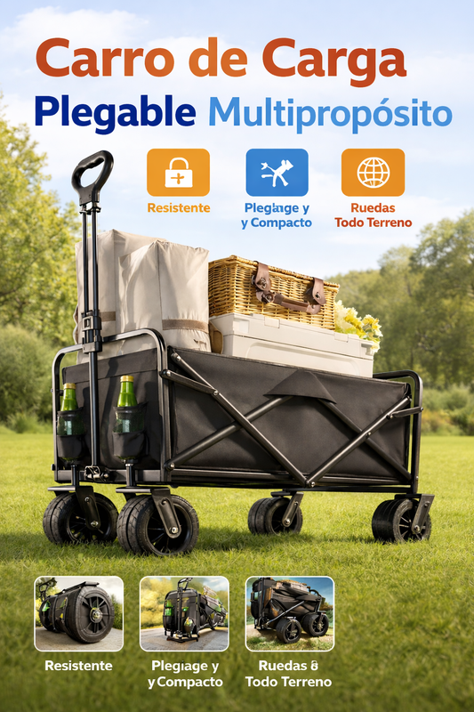 Carro de Carga Multipropósito Plegable