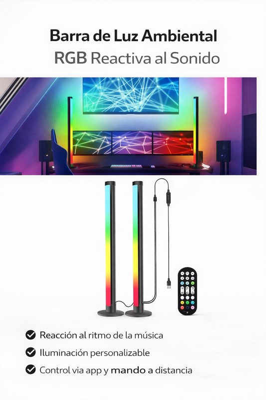 Luces LED RGB Activadas por Sonido